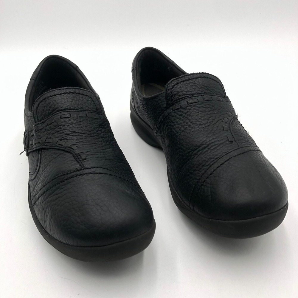 Clarks Loafers Women's 8 M Black Leather‎ Casual 35732